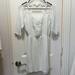 Girls white off shoulder dress